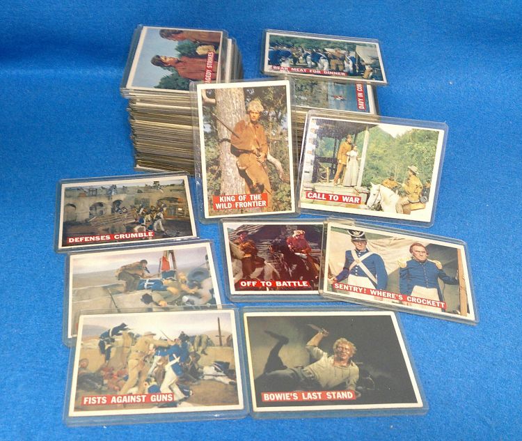 Topps vintage 1956 Complete exc set of all 80 Davy Crockett gum cards